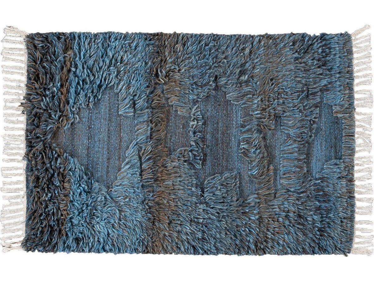 Modern Moroccan Wool Custom Rug