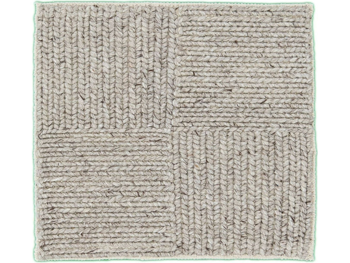 Modern Textured Wool Custom Rug