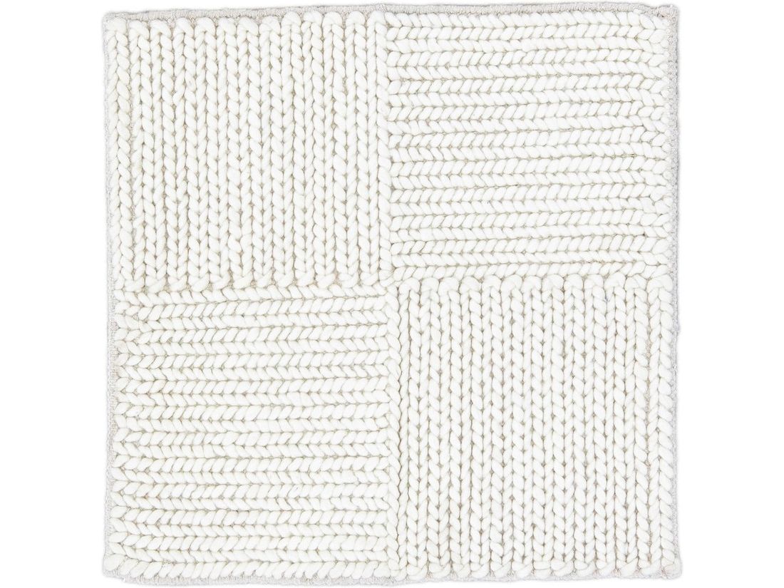 Modern Textured Wool Custom Rug