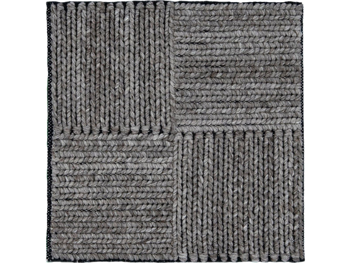 Modern Textured Wool Custom Rug