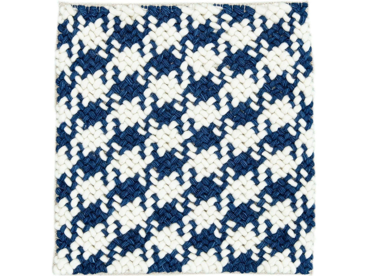 Modern Textured Wool Custom Rug