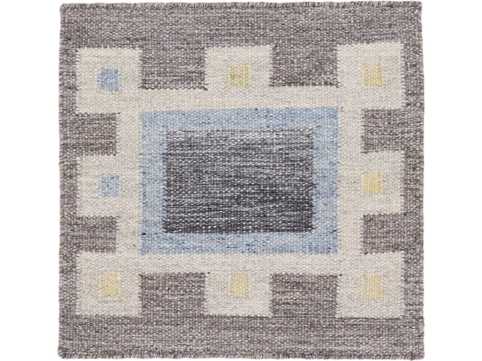 Modern Swedish Style Custom Wool Rug