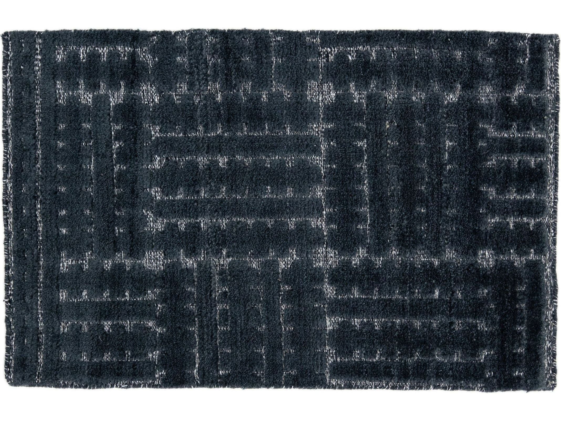 Modern Moroccan Style Custom Wool Rug