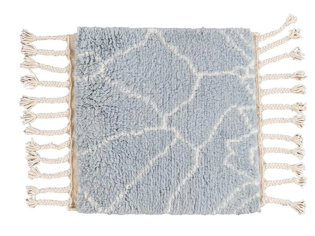 Modern Moroccan Wool Custom Rug