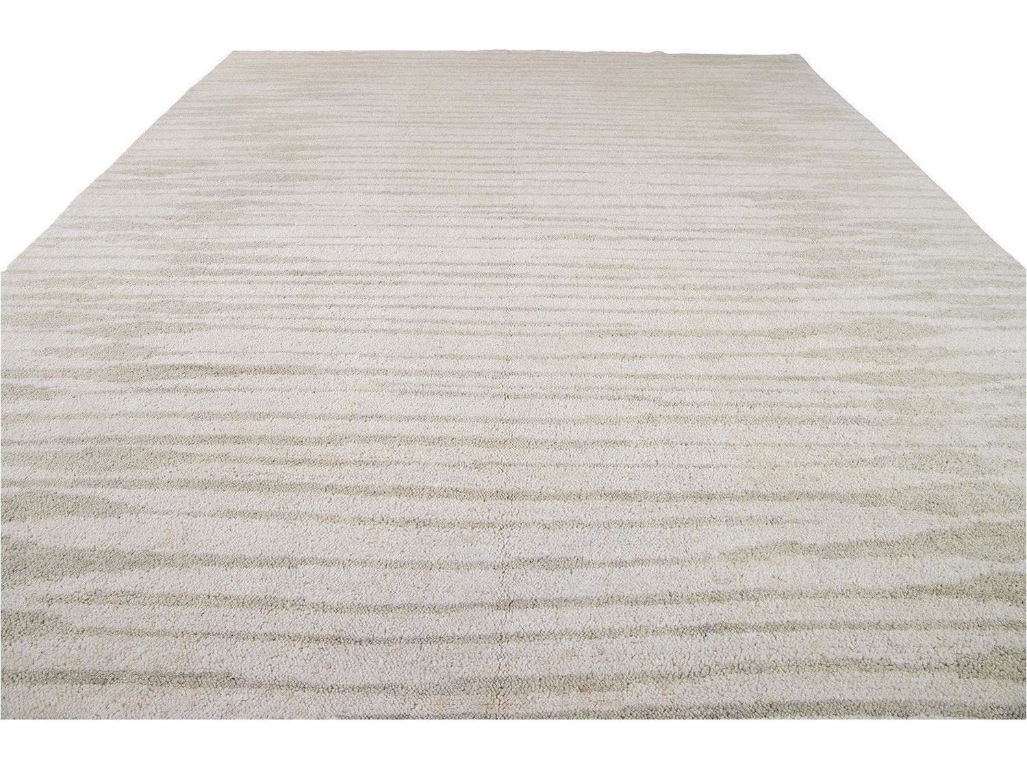 Modern Moroccan Style Wool Rug 12 X 15
