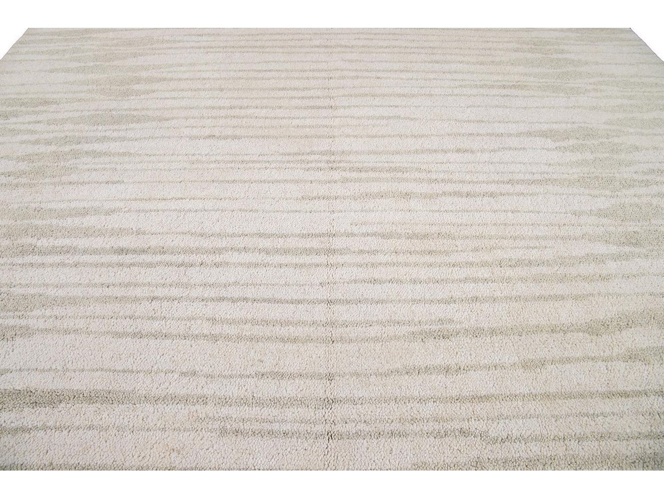 Modern Moroccan Style Wool Rug 12 X 15