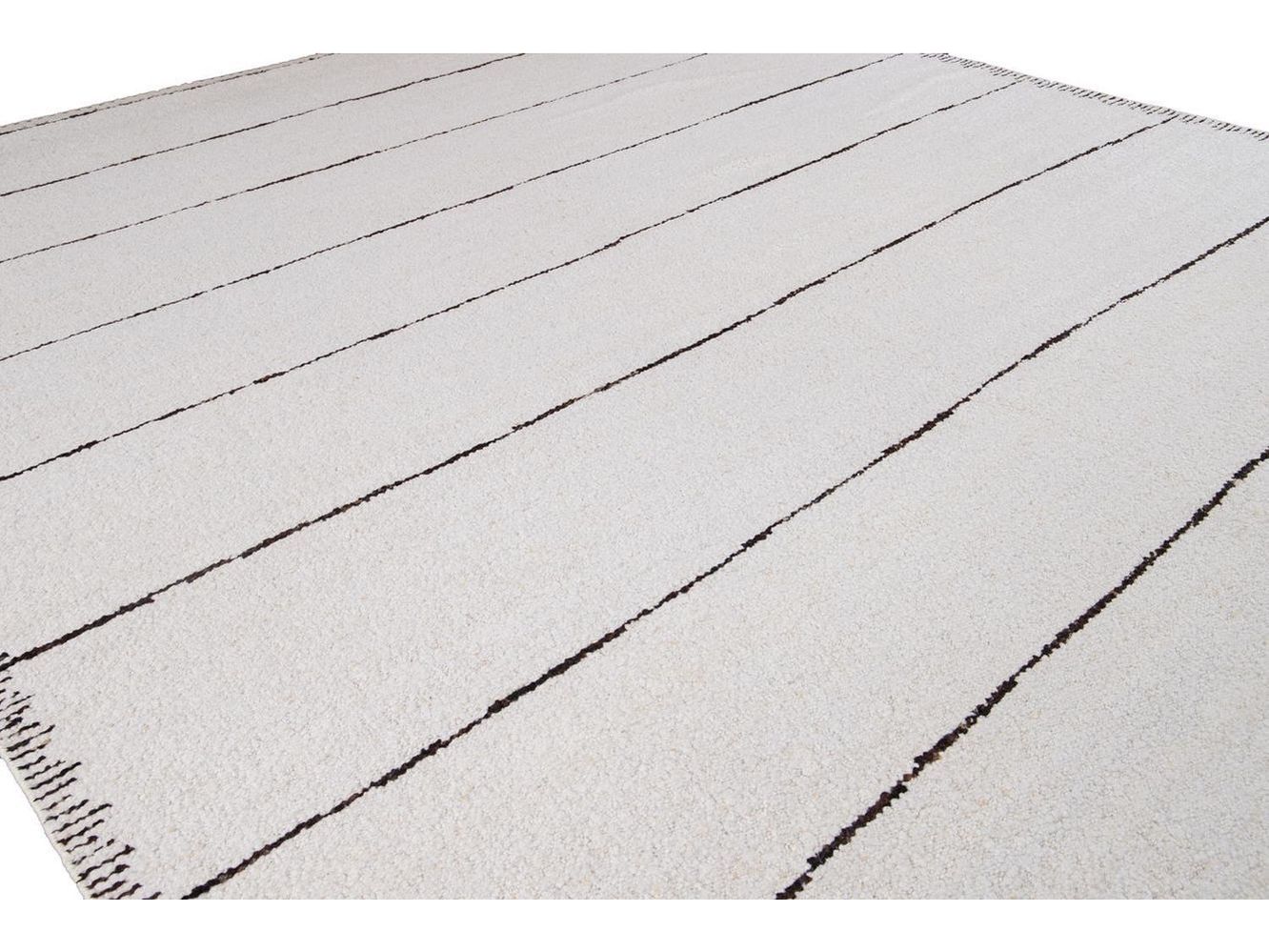 Modern Moroccan Style Wool Rug 12 X 15
