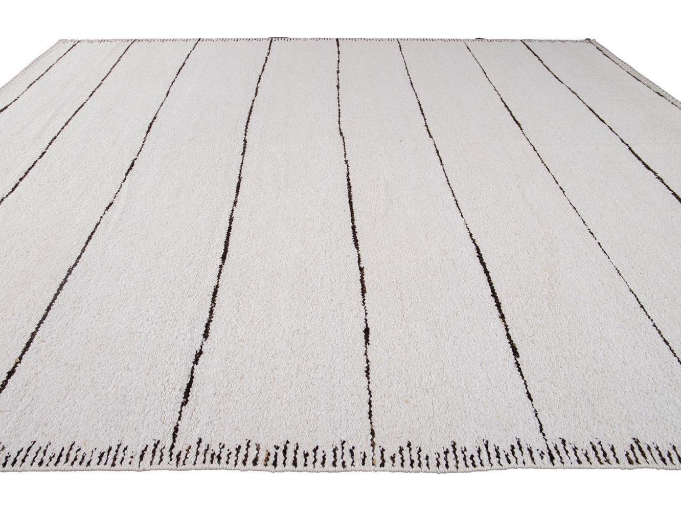 Modern Moroccan Style Wool Rug 12 X 15
