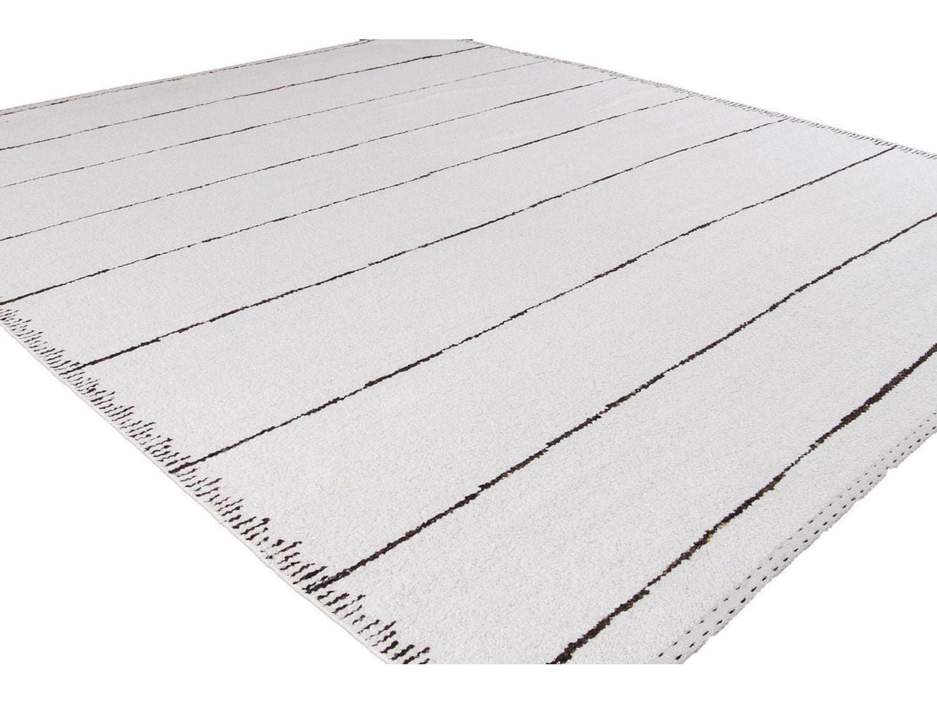 Modern Moroccan Style Wool Rug 12 X 15
