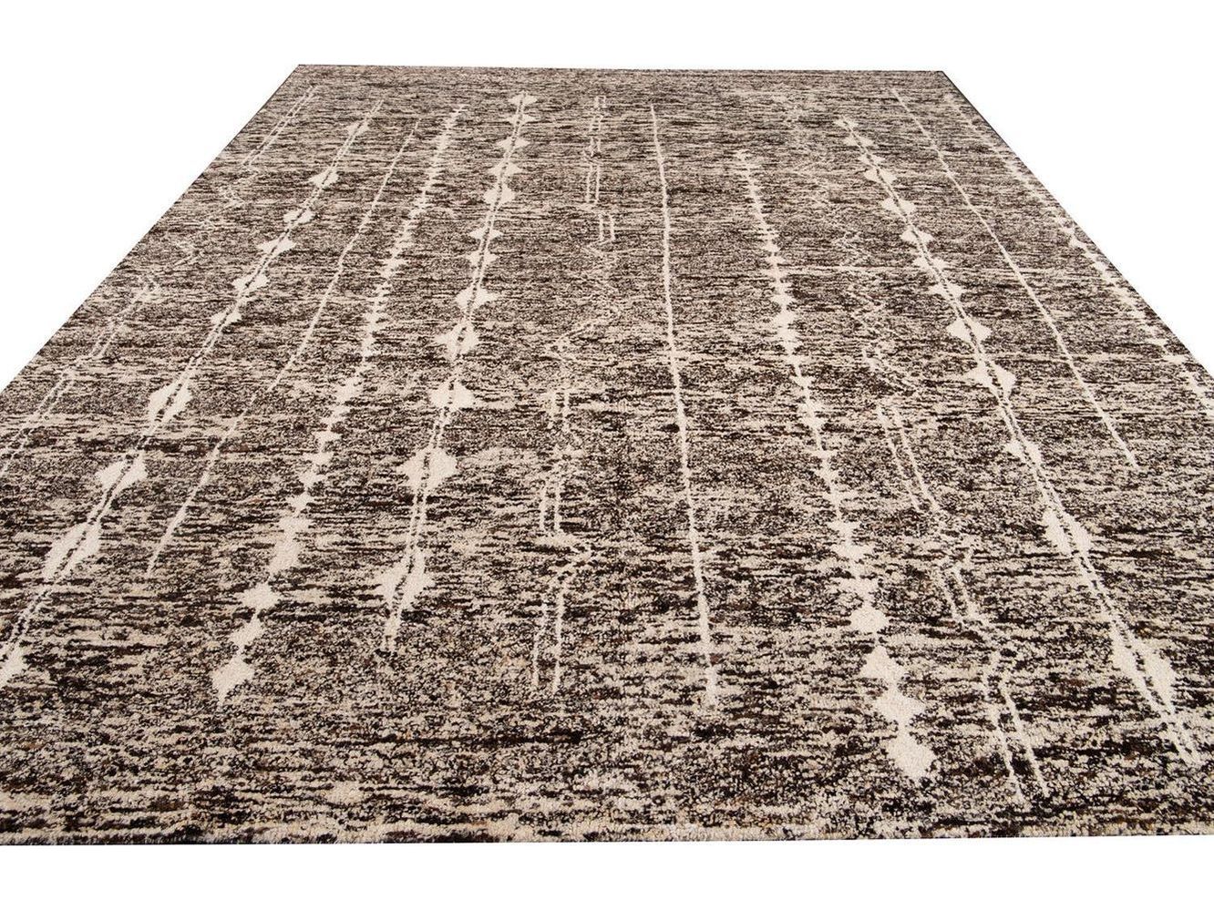 Modern Moroccan Style Wool Rug 12 X 15