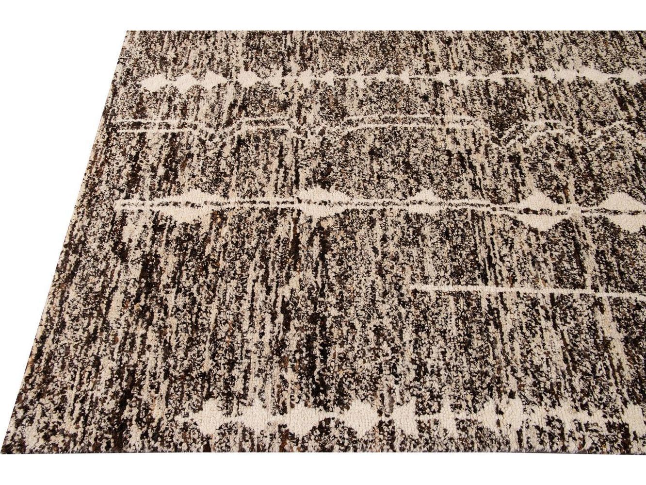 Modern Moroccan Style Wool Rug 12 X 15