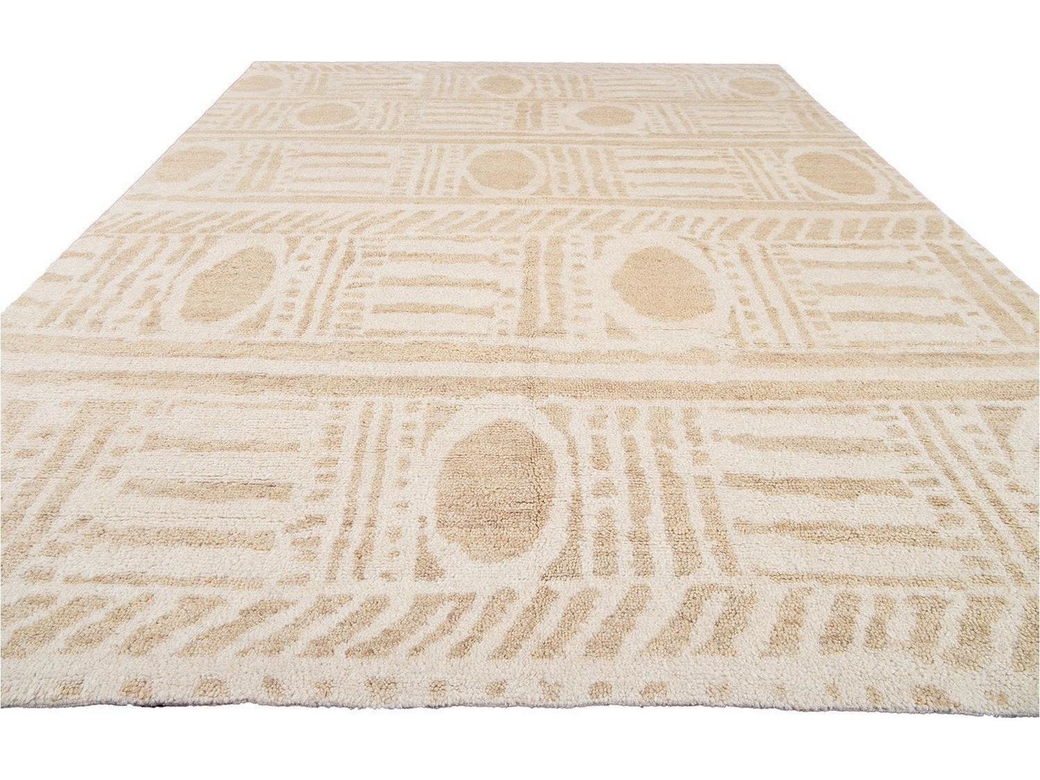 Modern Moroccan Style Wool Rug 12 X 15