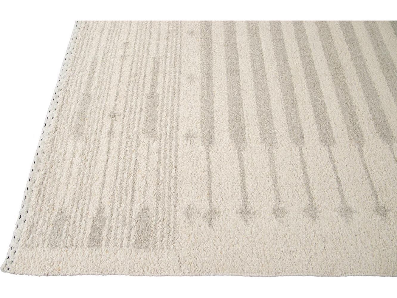 Modern Moroccan Style Wool Rug 13 X 15