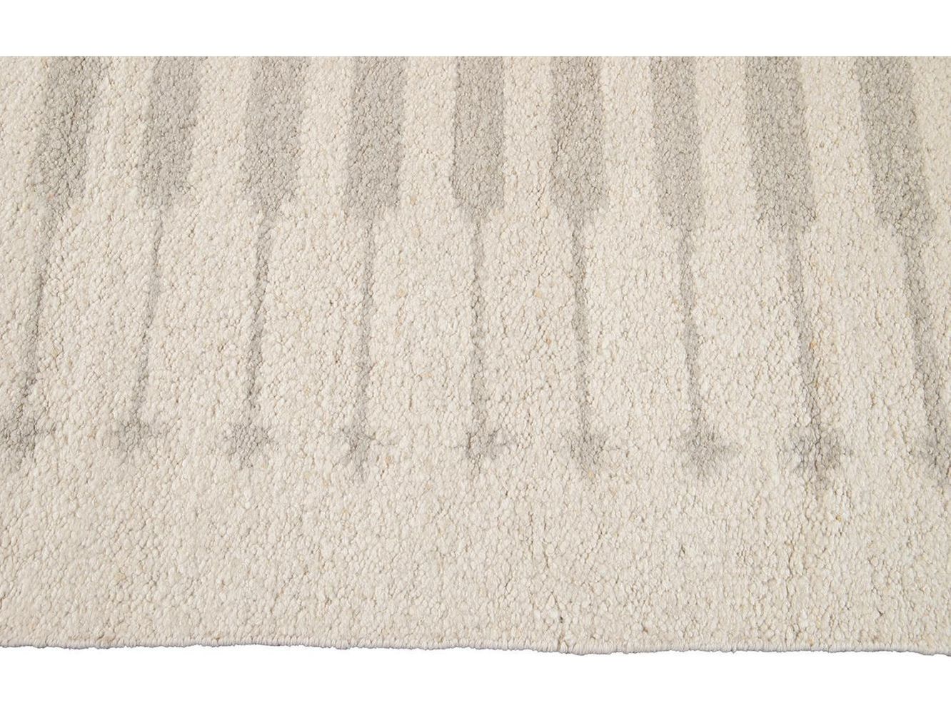 Modern Moroccan Style Wool Rug 13 X 15