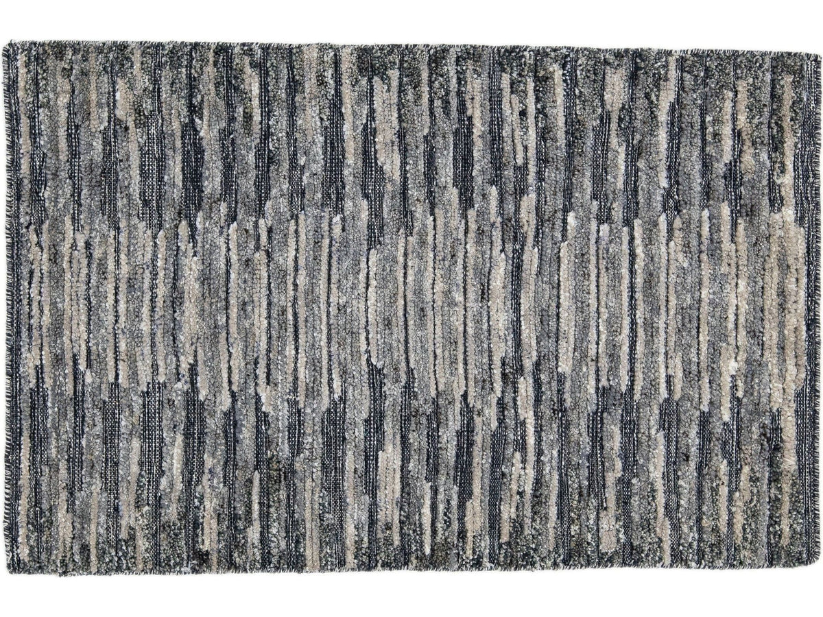 Modern Moroccan Wool Custom Rug