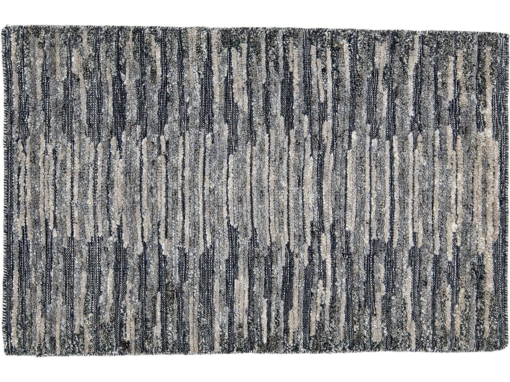 Modern Moroccan Style Custom Wool Rug