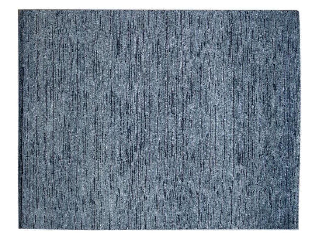 Modern Textured High Low Wool Rug 12 X 15