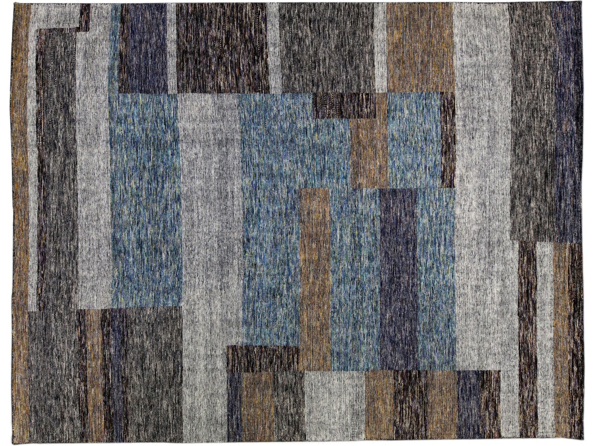 Modern Safi Abstract Wool Rug 9 X 12