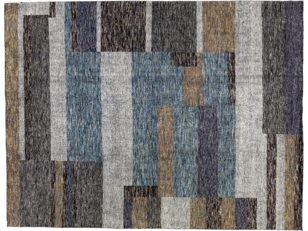 Modern Safi Abstract Wool Rug 9 X 12
