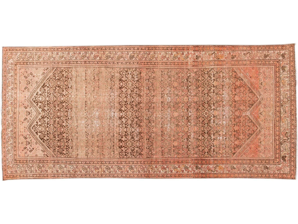 Antique Malayer Wool Runner 6 x 14