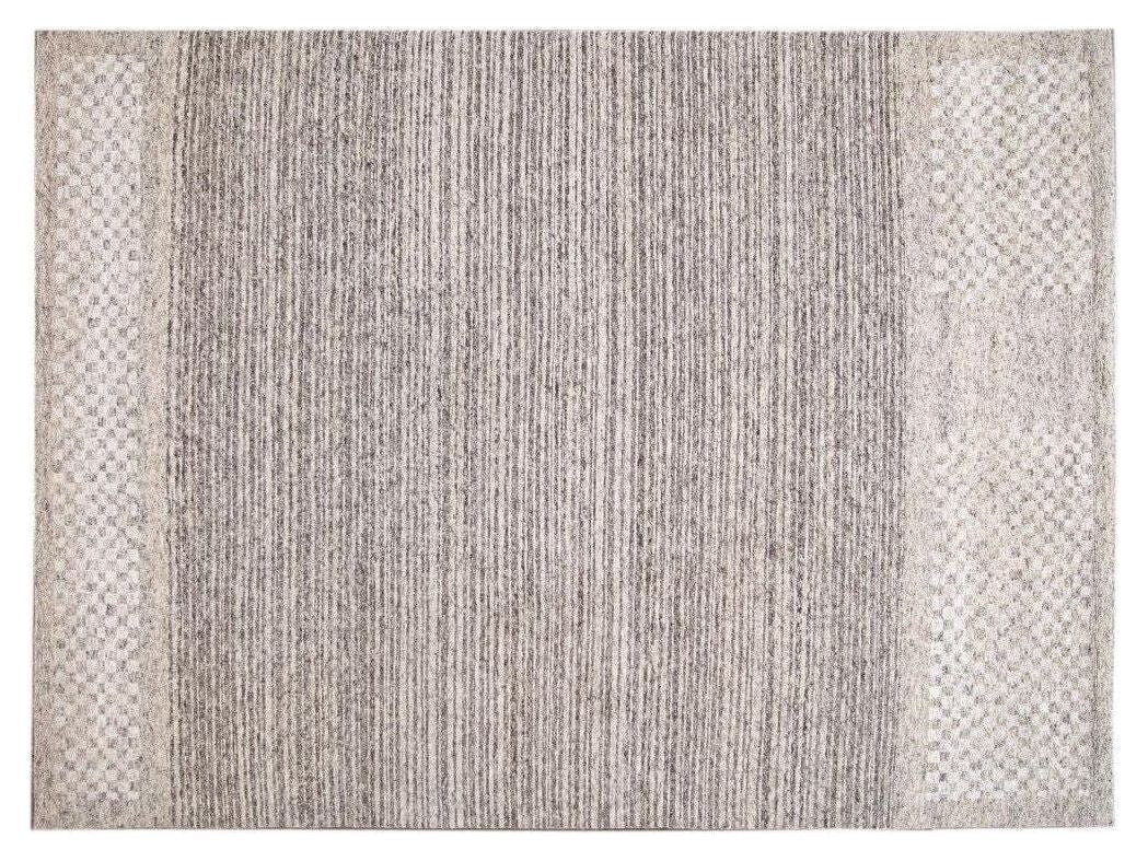 Contemporary Textured Loop Wool Rug 10 X 14