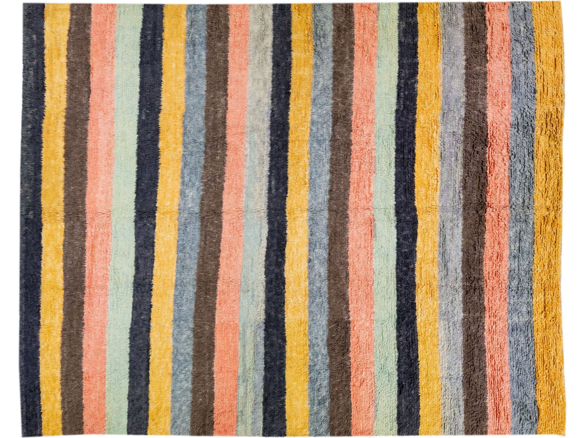 Modern Turkish Tulu Wool Rug 12 X 15