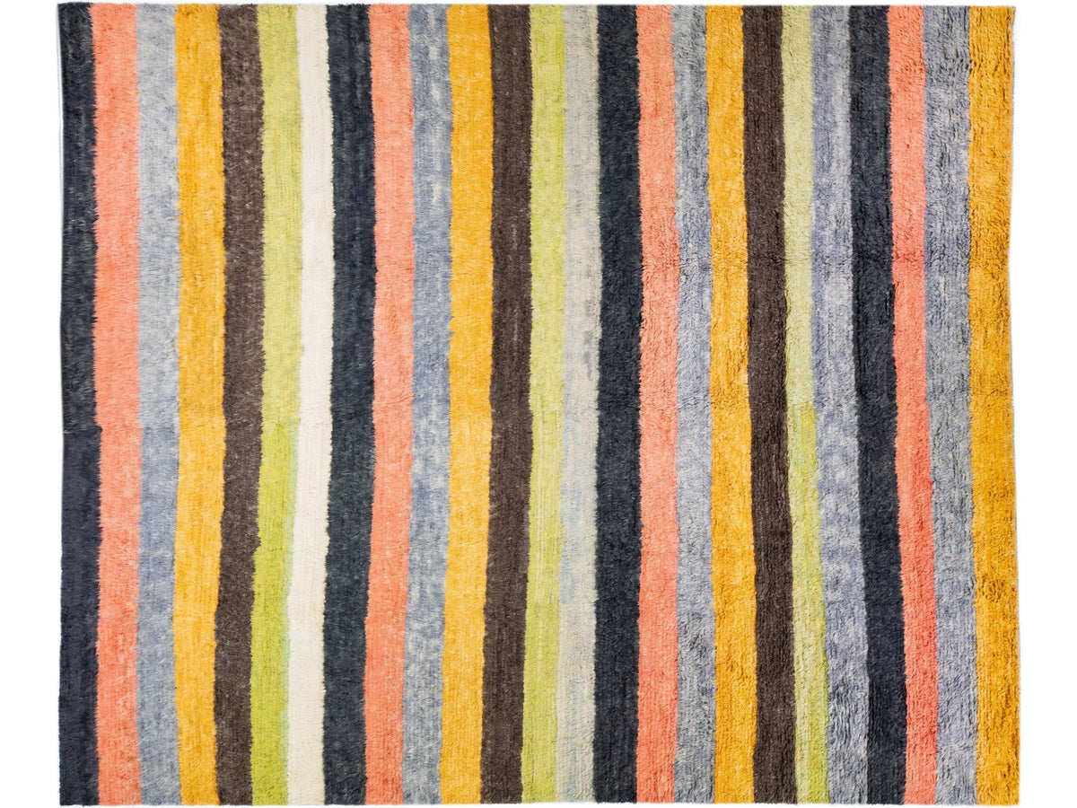 Modern Turkish Tulu Wool Rug 13 X 15