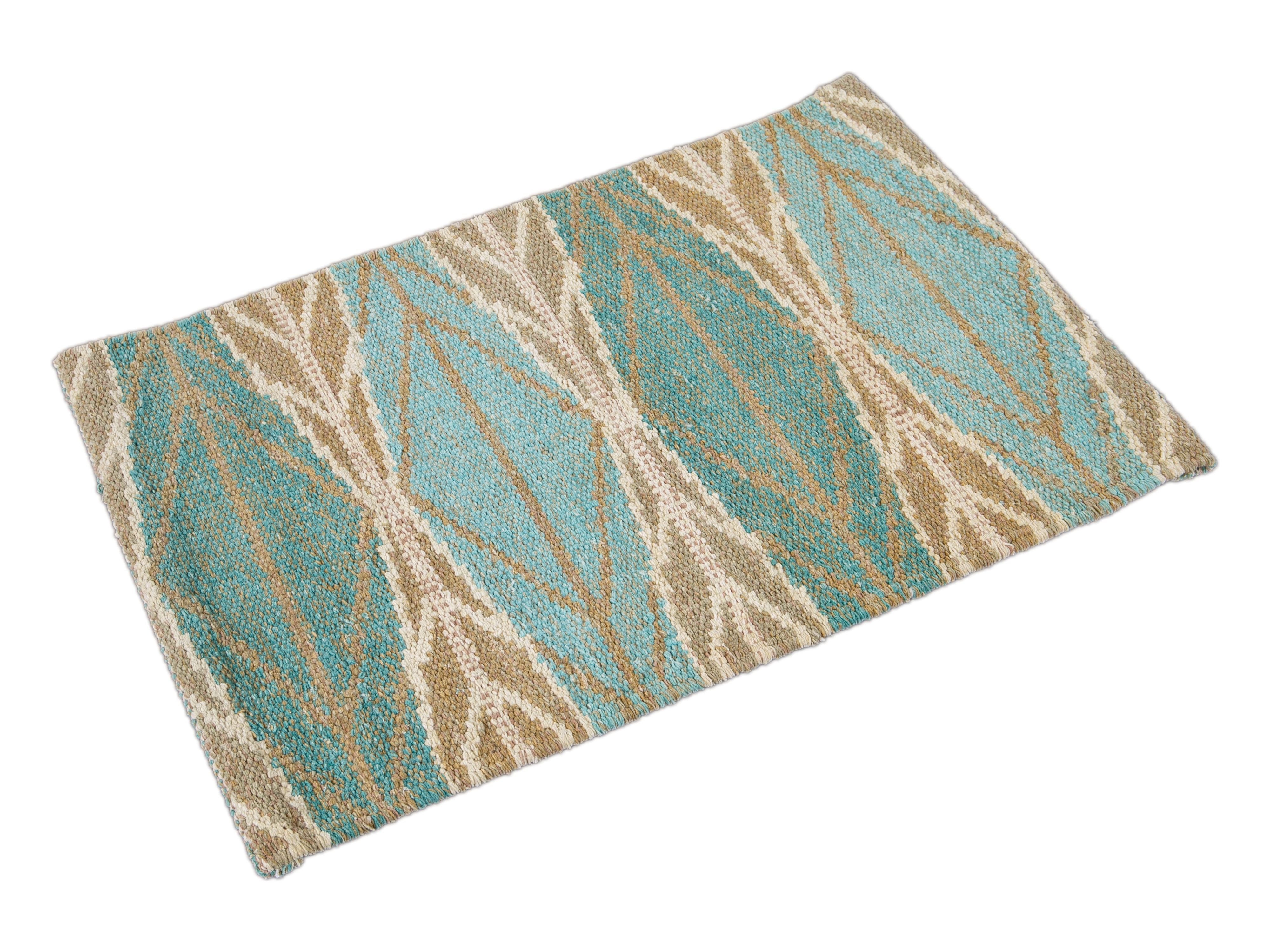 Cotton Scandinavian-style Kilim Custom Rug