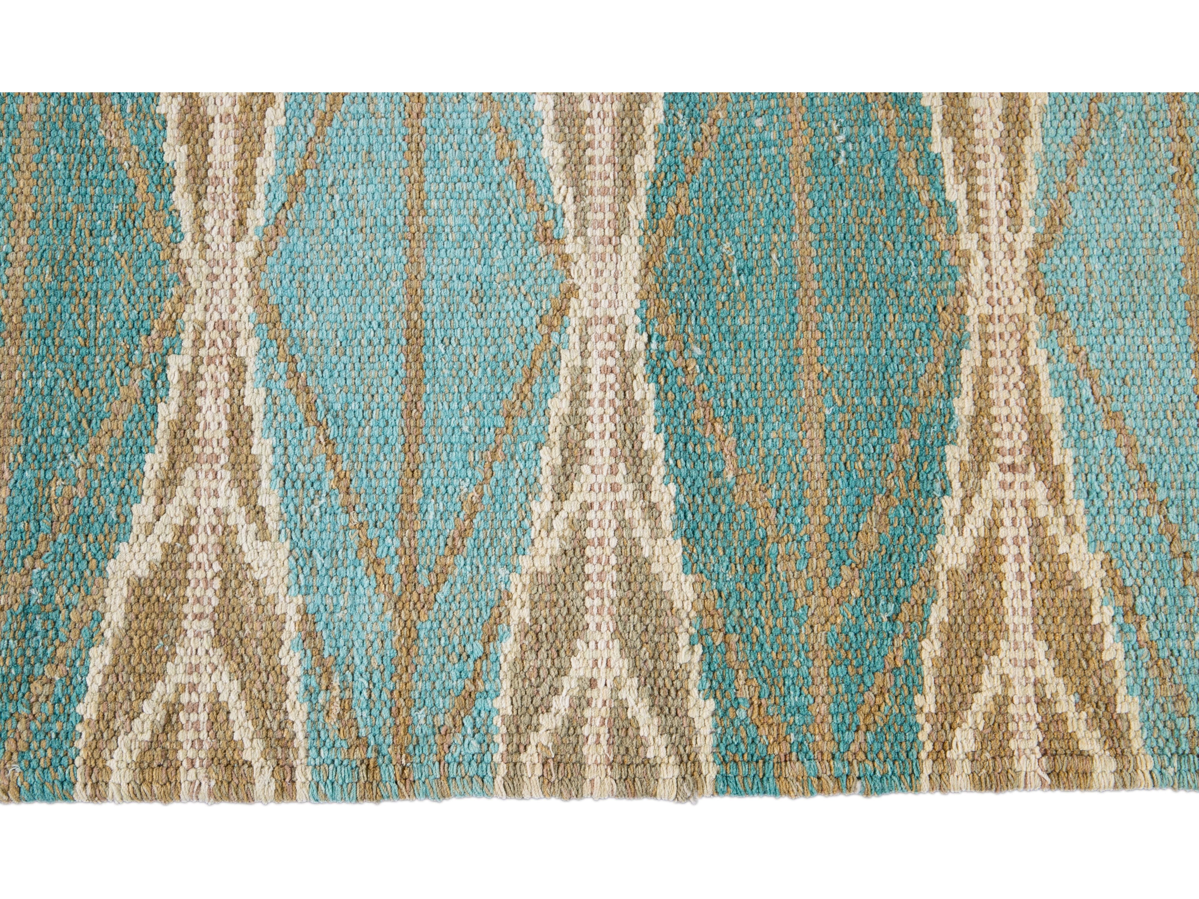 Cotton Scandinavian-style Kilim Custom Rug