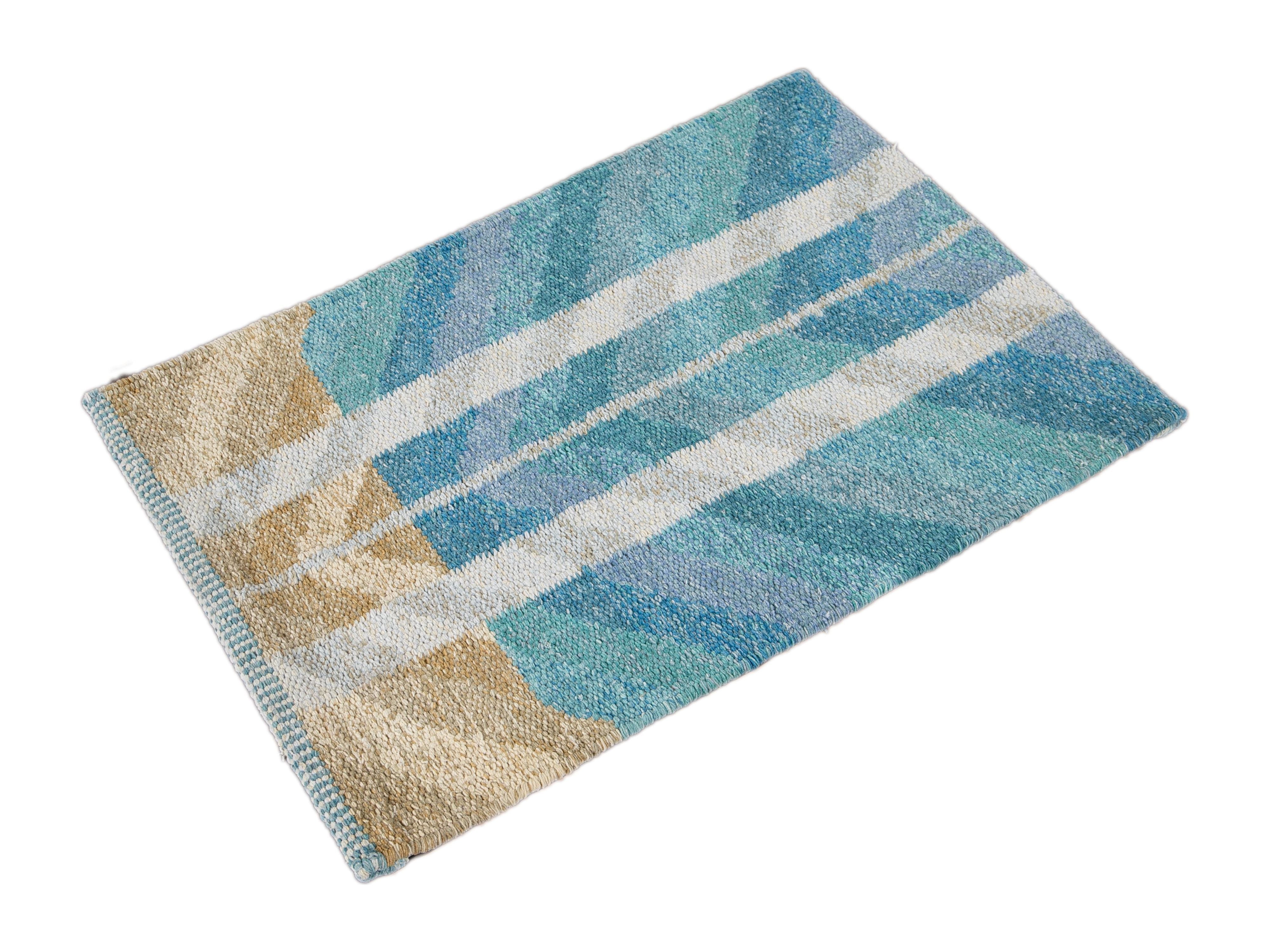 Cotton Scandinavian-style Kilim Custom Rug