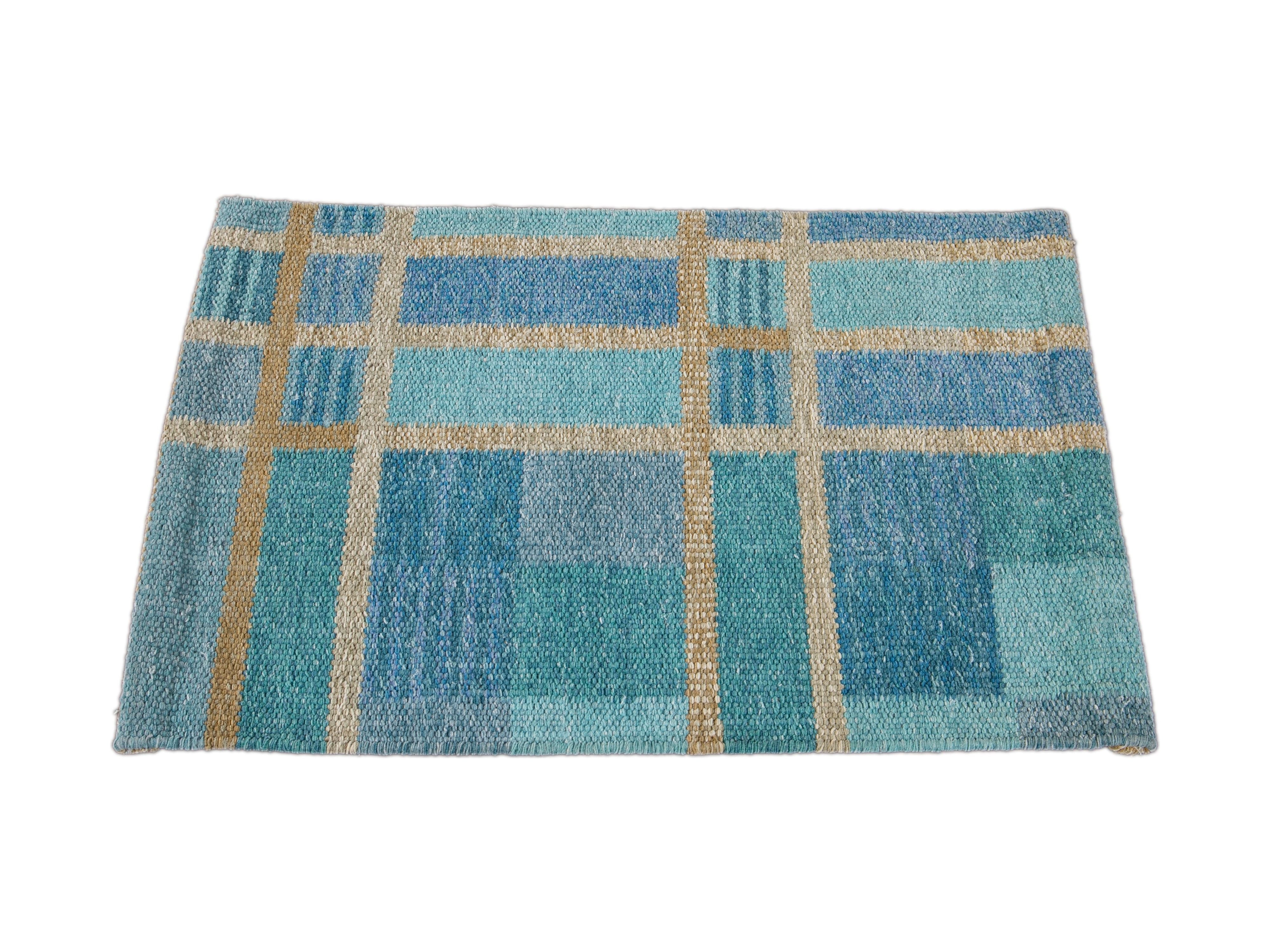 Cotton Scandinavian-style Kilim Custom Rug
