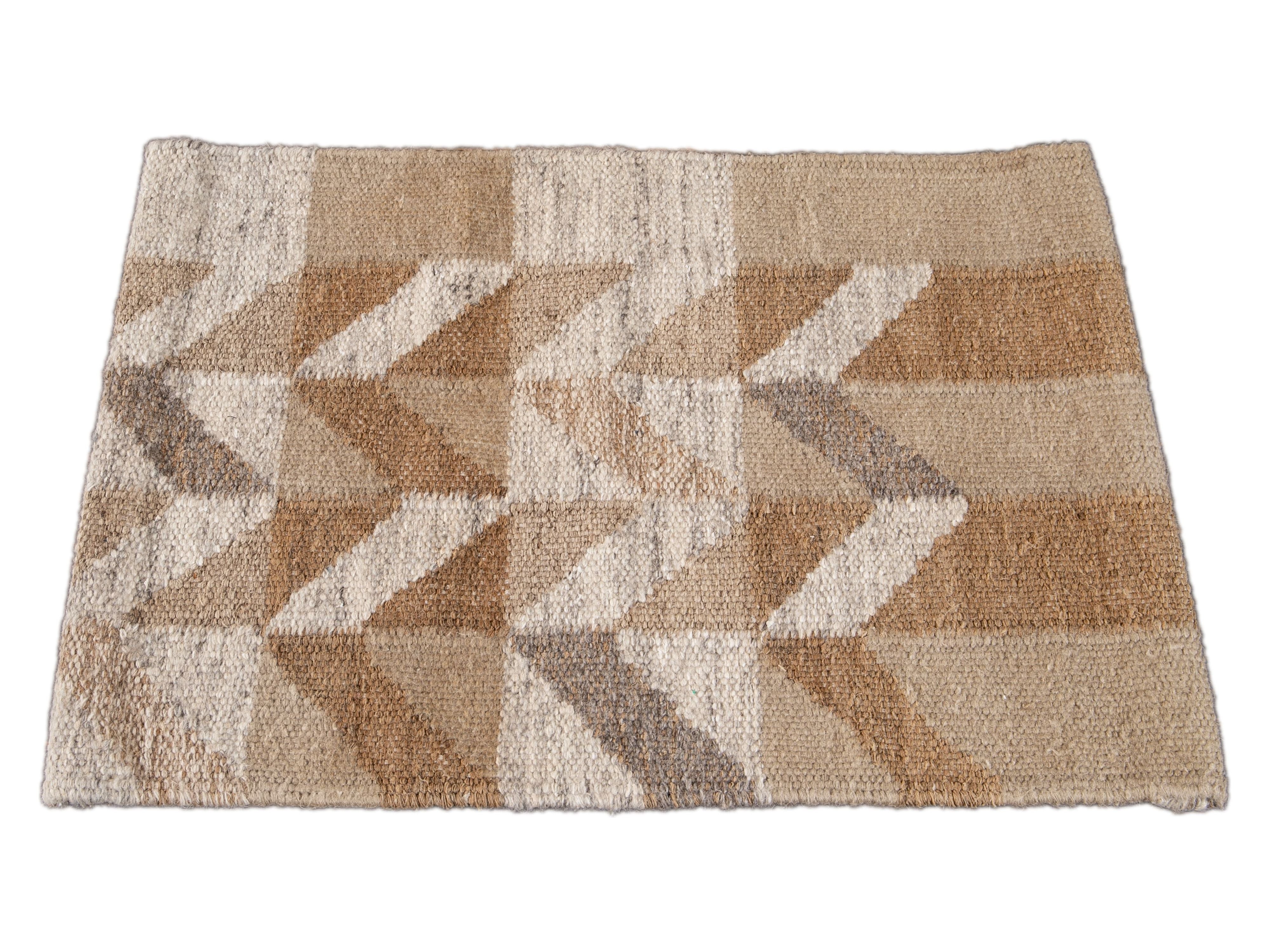 Wool Scandinavian-style Kilim Custom Rug