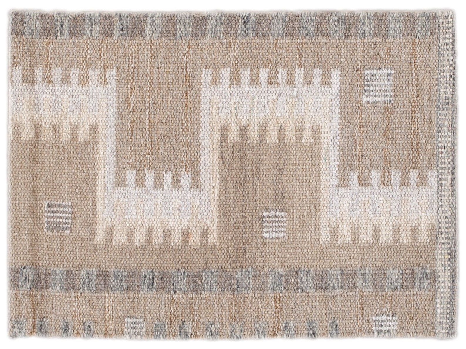 Modern Swedish Style Custom Wool Rug