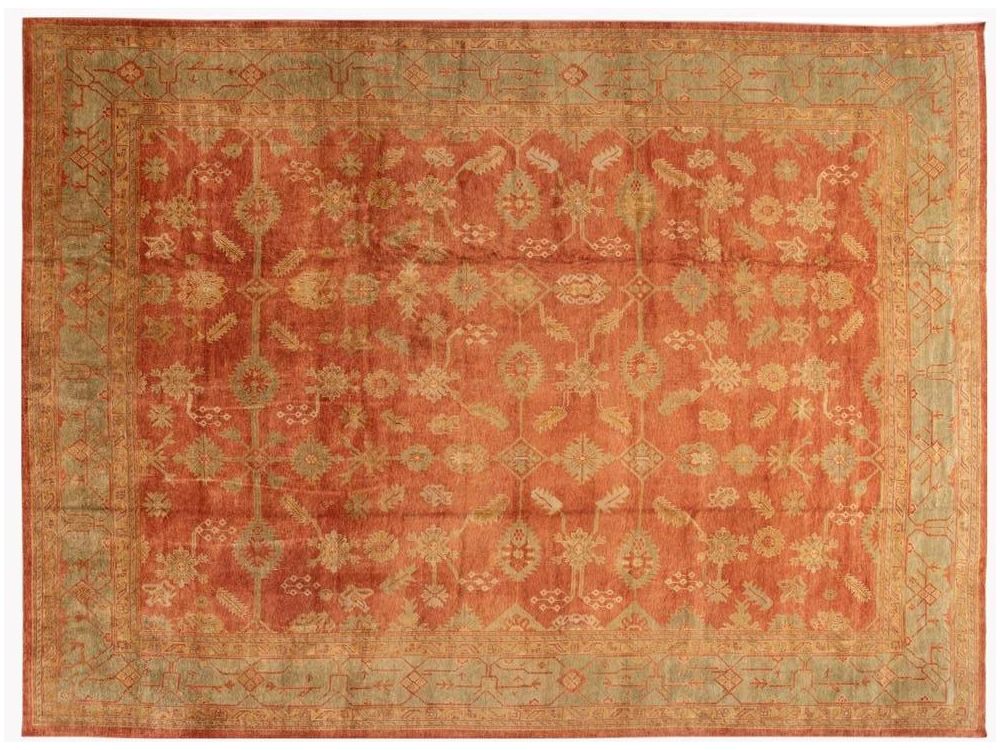New  Modern Oushak wool Rug 14 X 19