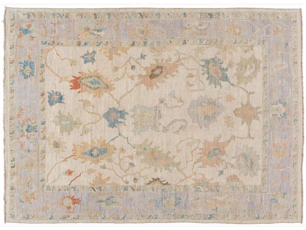 Modern Sultanabad Wool Rug 9 X 13
