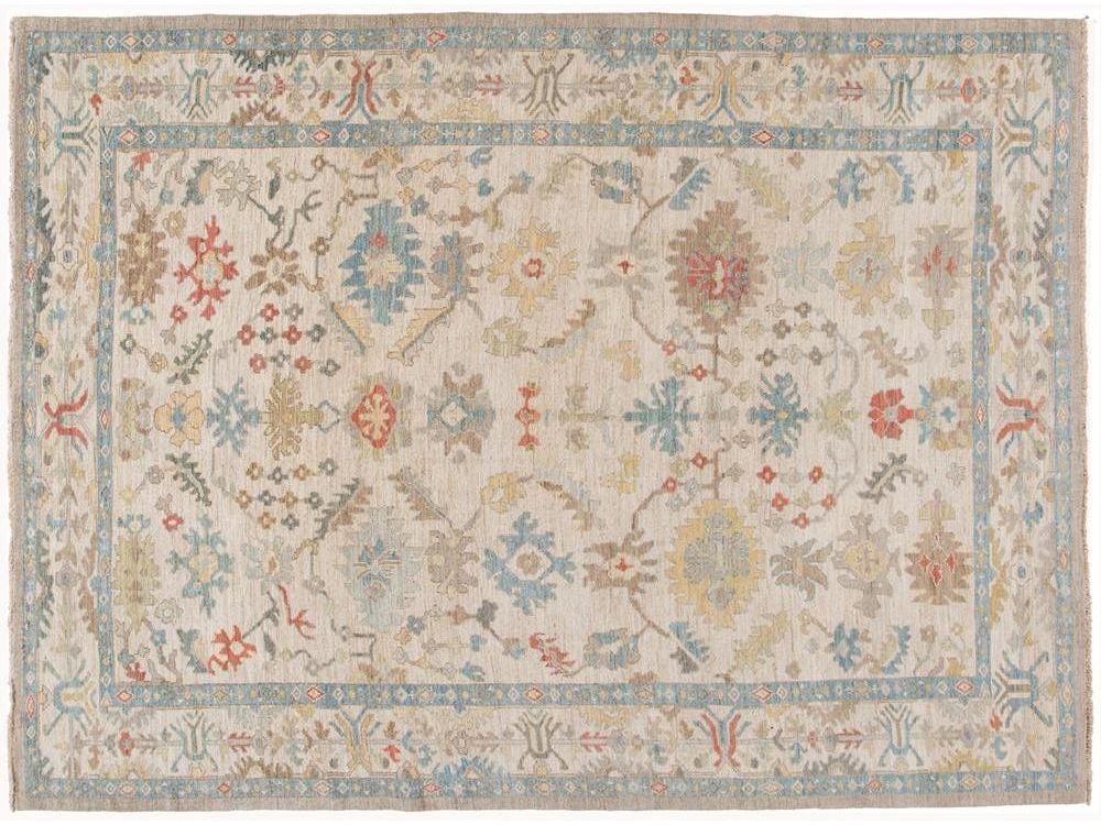 Modern Sultanabad Wool Rug 10 X 13