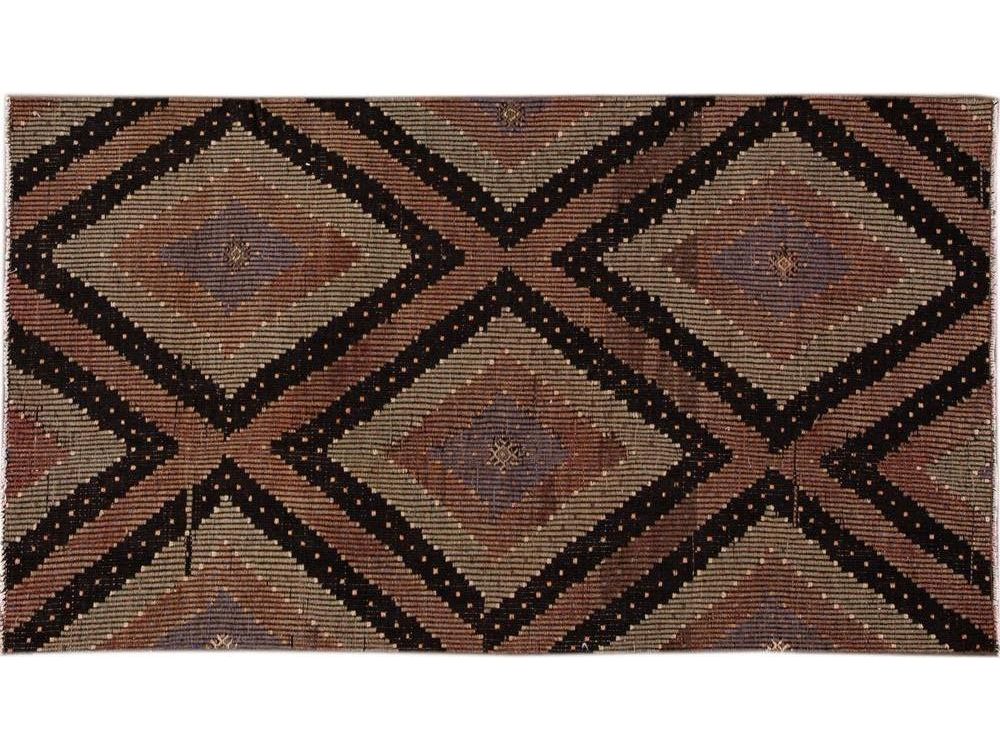 Vintage Sumakh Wool Rug 4 X 7