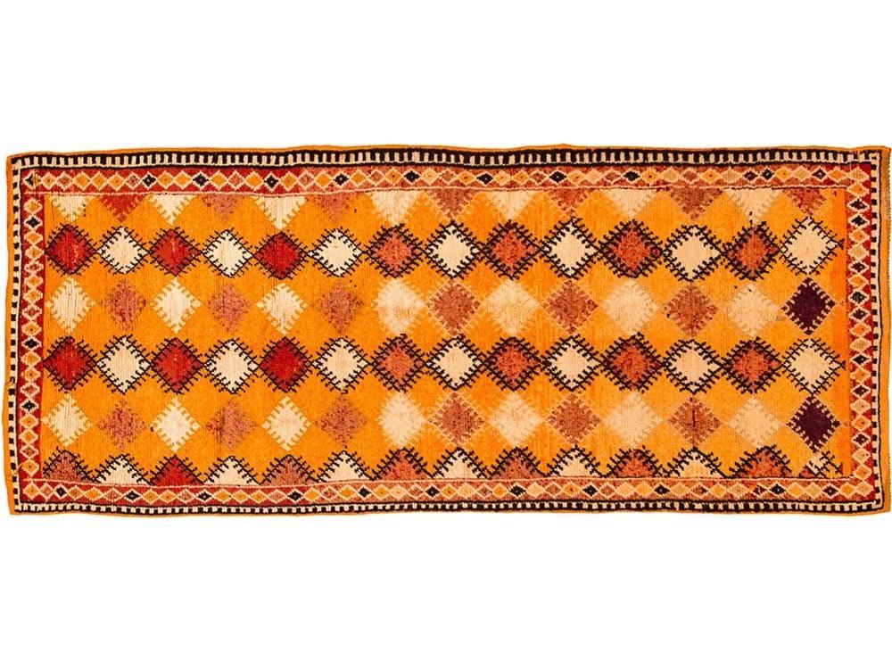 Vintage Moroccan Tribal Rug 5 X 12