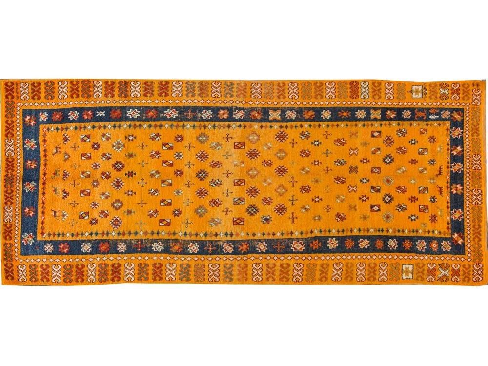 Vintage Moroccan Wool Rug 5 X 13