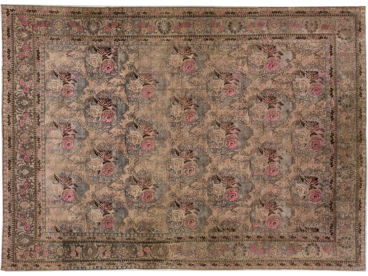 Antique Bidjar Wool Rug 11 X 15