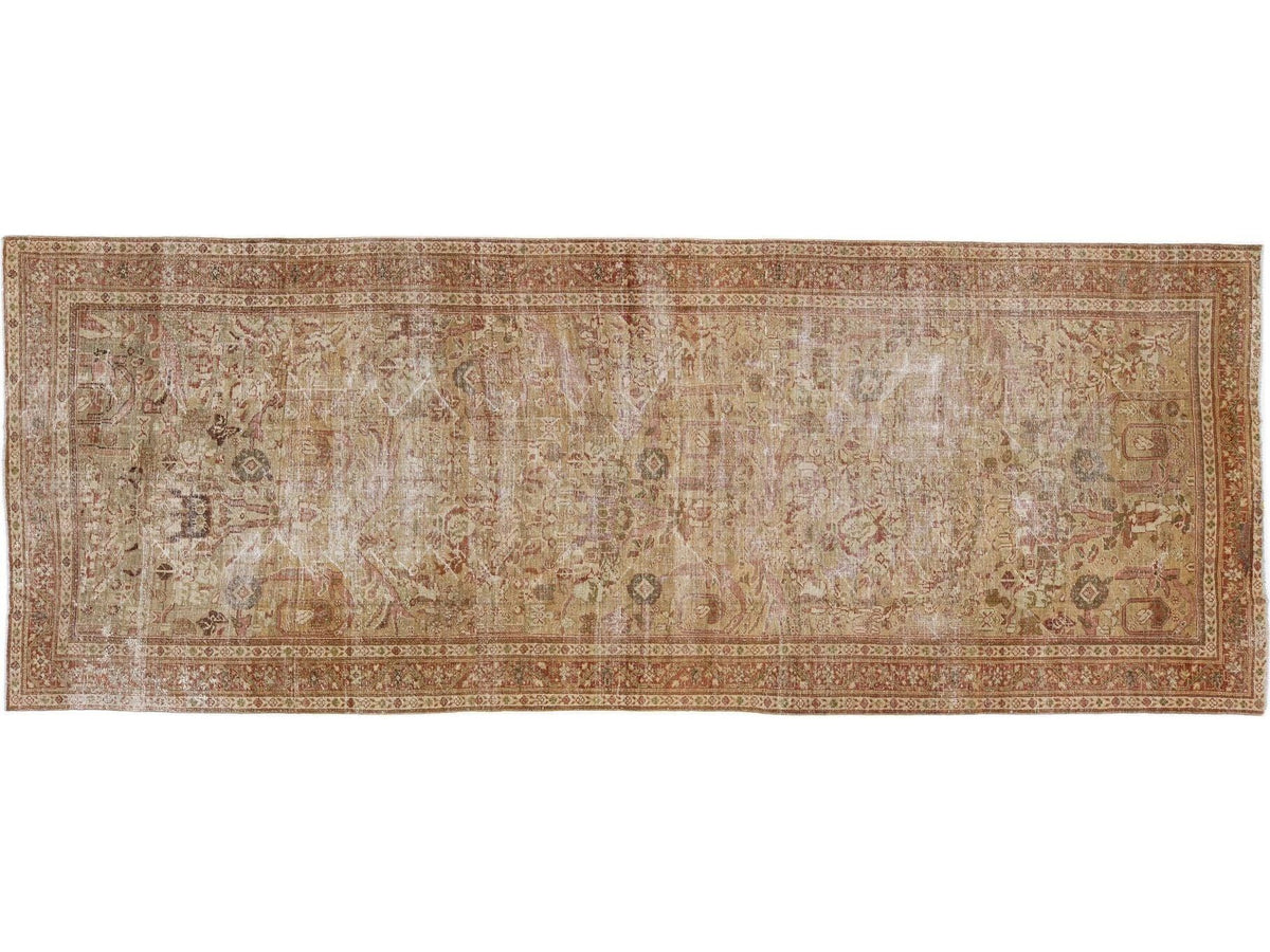 Antique Malayer Wool Rug 5 X 14