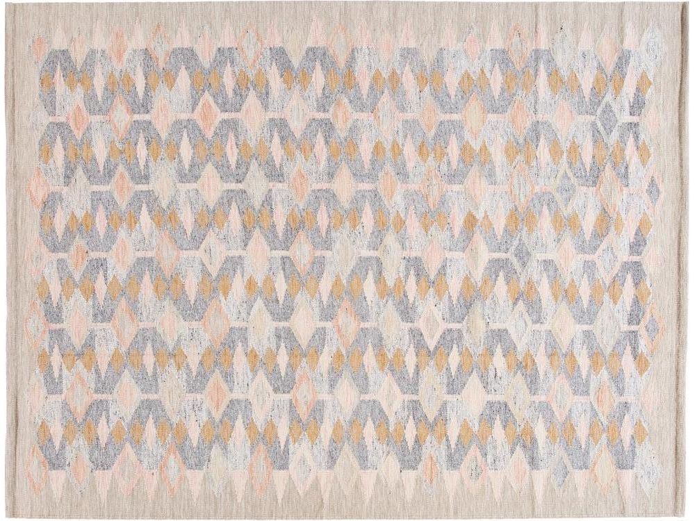 Modern Swedish Wool Rug 9 X 12