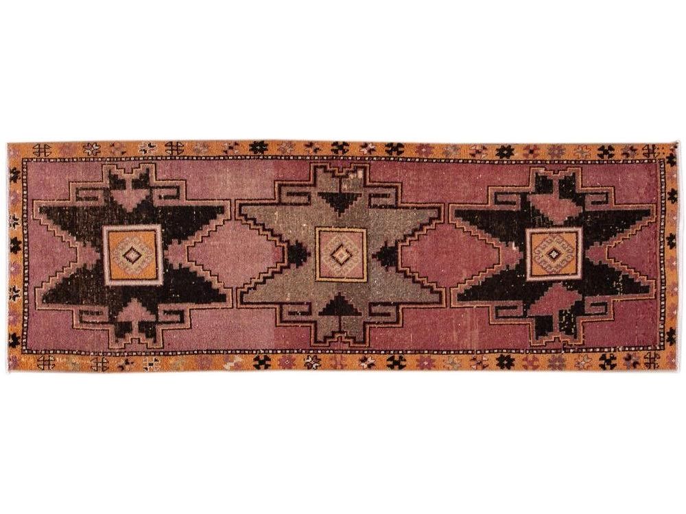 Vintage Turkish  Wool Runner 3 X 9