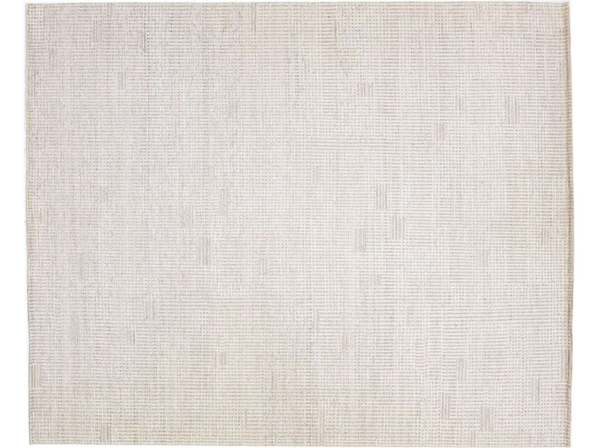 Modern Moroccan Wool Rug 12 X 15