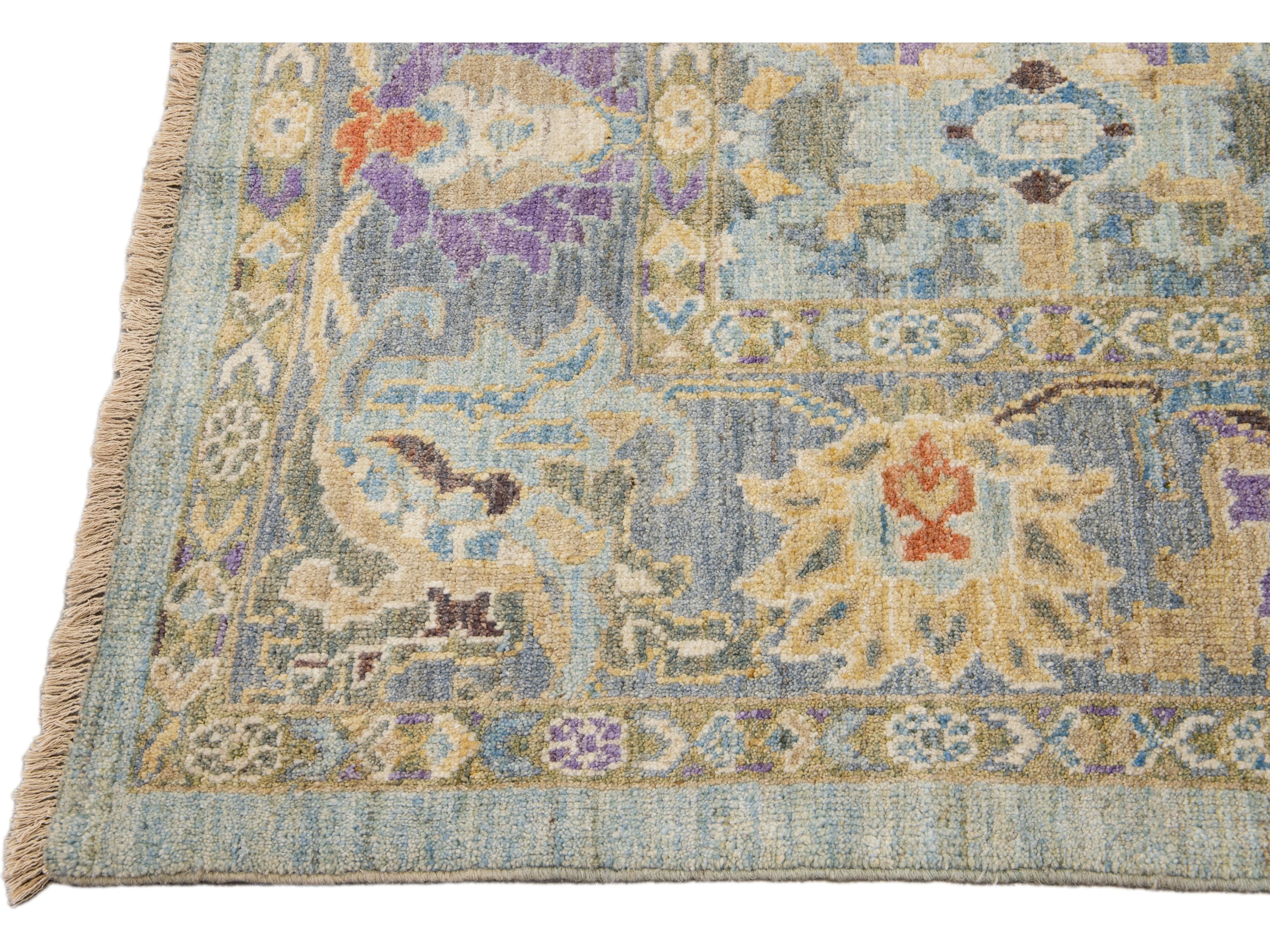 Modern Sultanabad Wool Rug 4 X 6