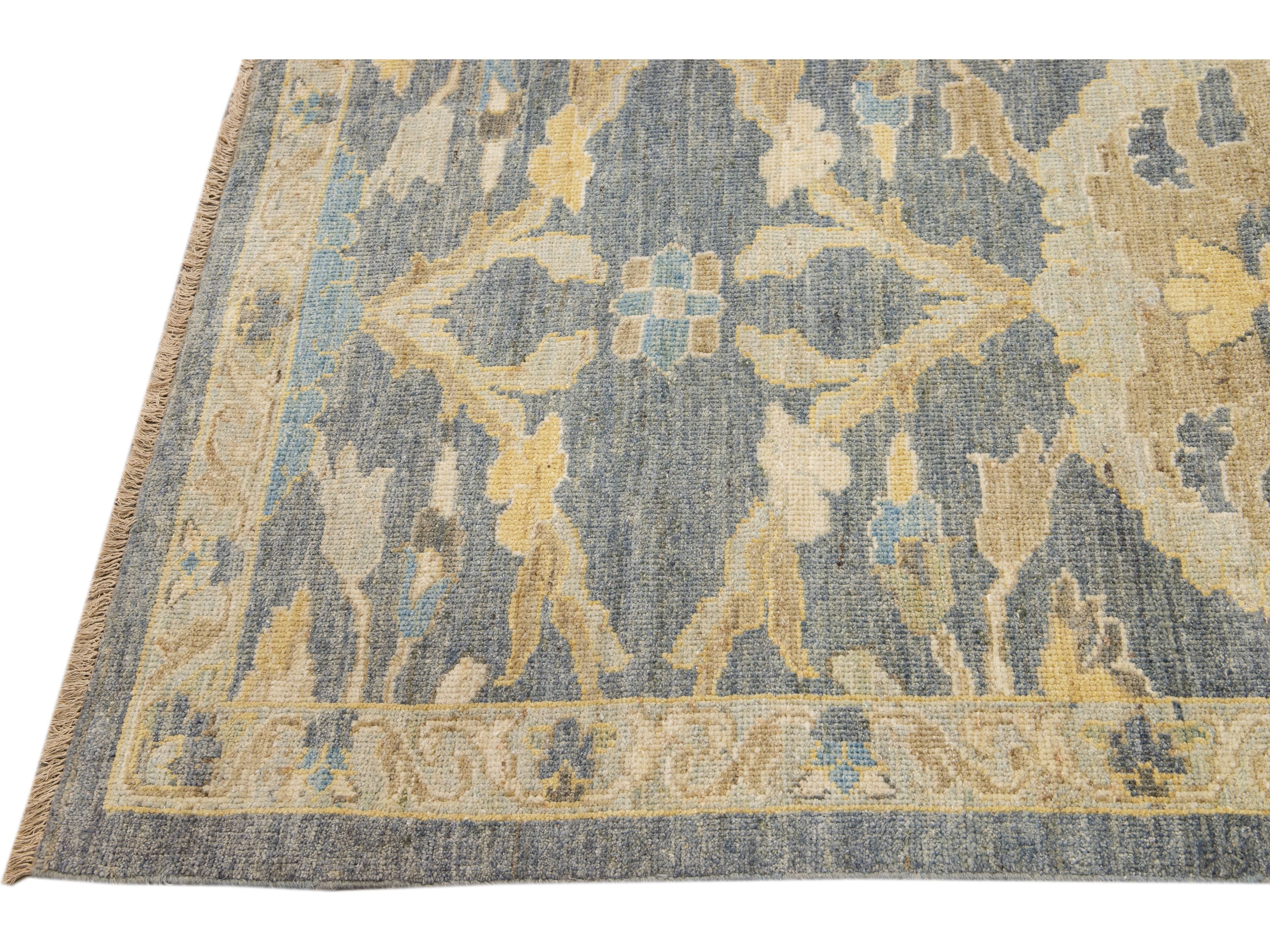 Modern Sultanabad Long Wool Runner