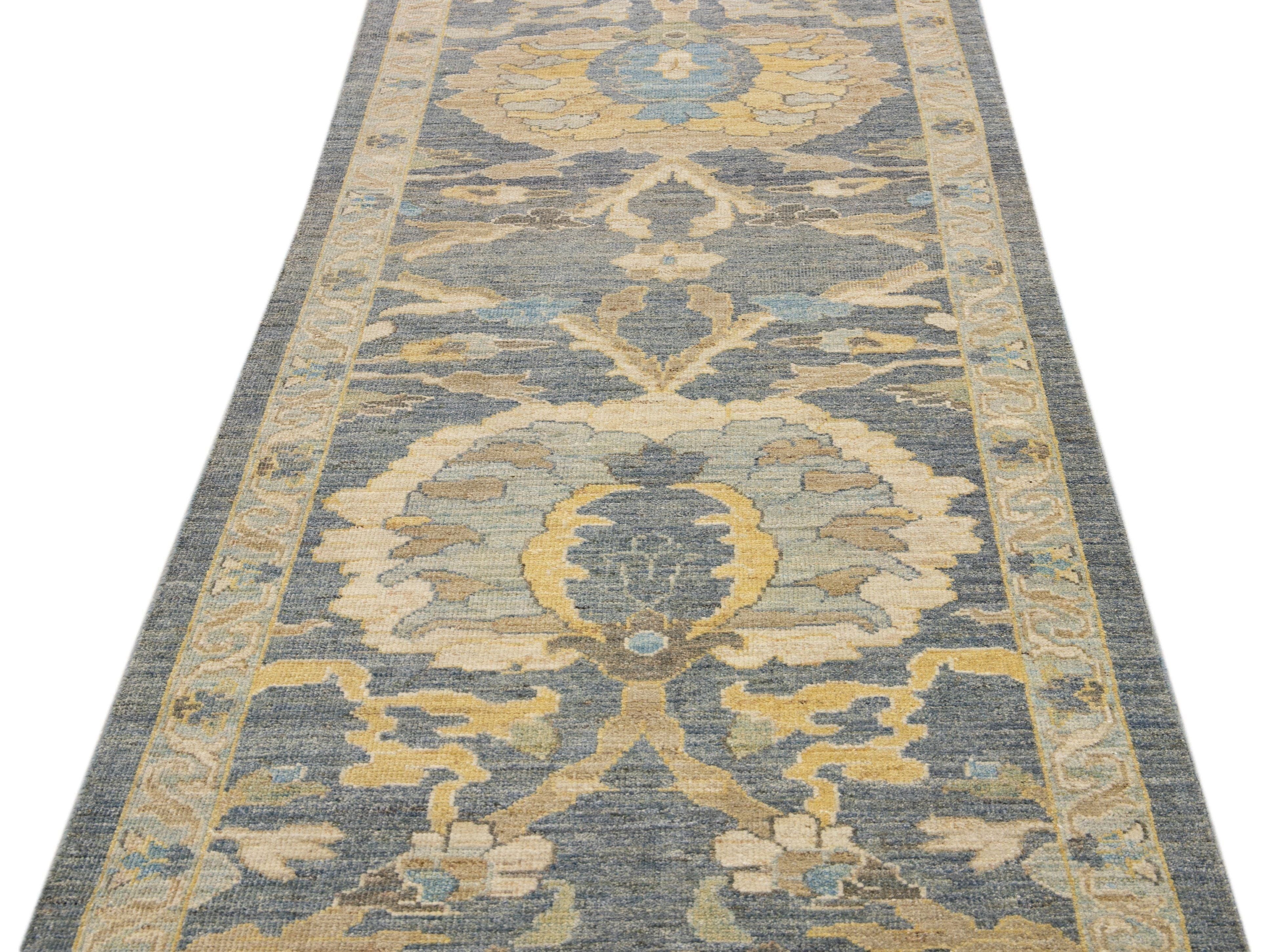 Modern Sultanabad Long Wool Runner