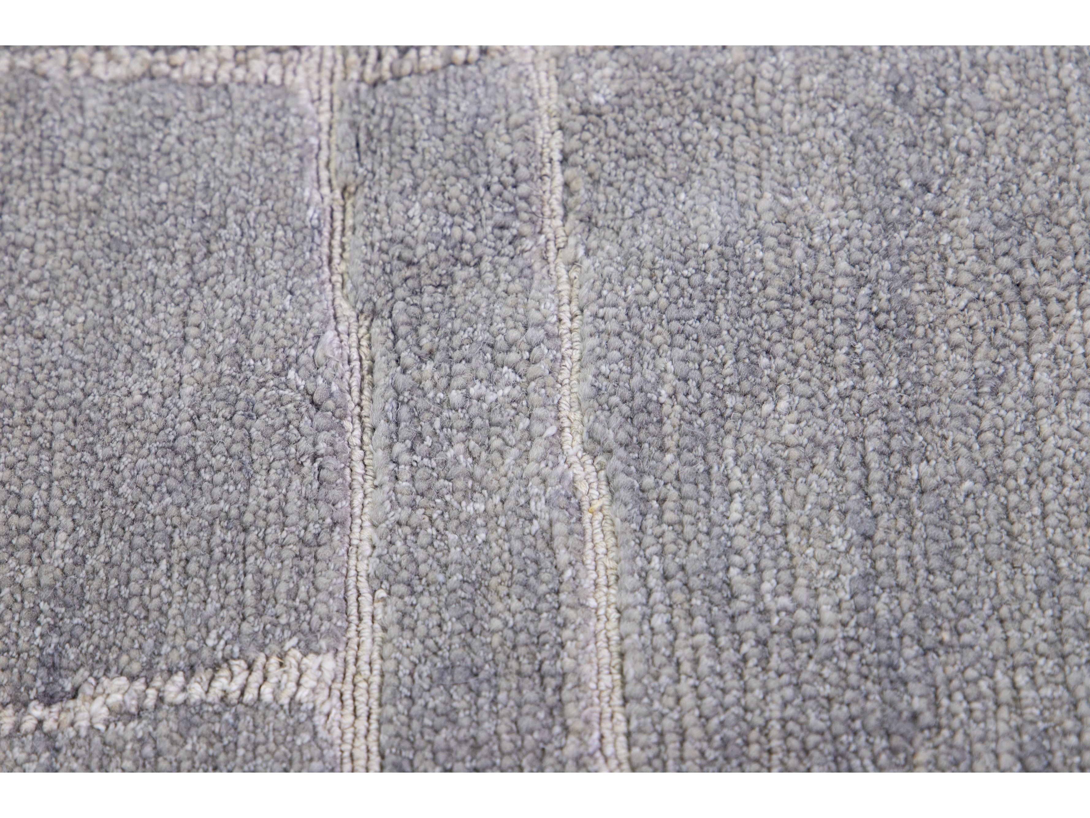 Modern Tibetan Abstract Custom Wool Rug