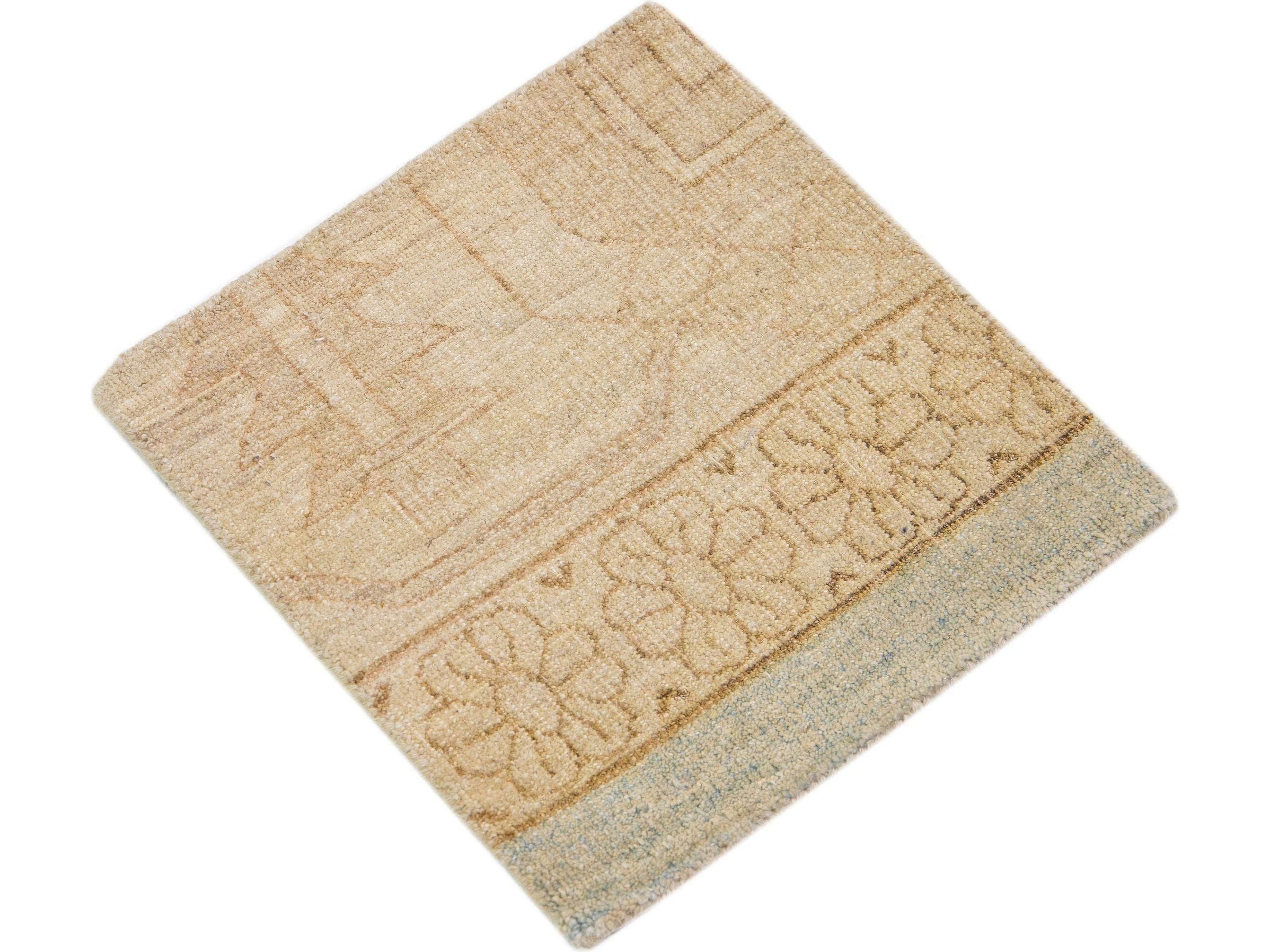 Modern Floral Style Custom Rug