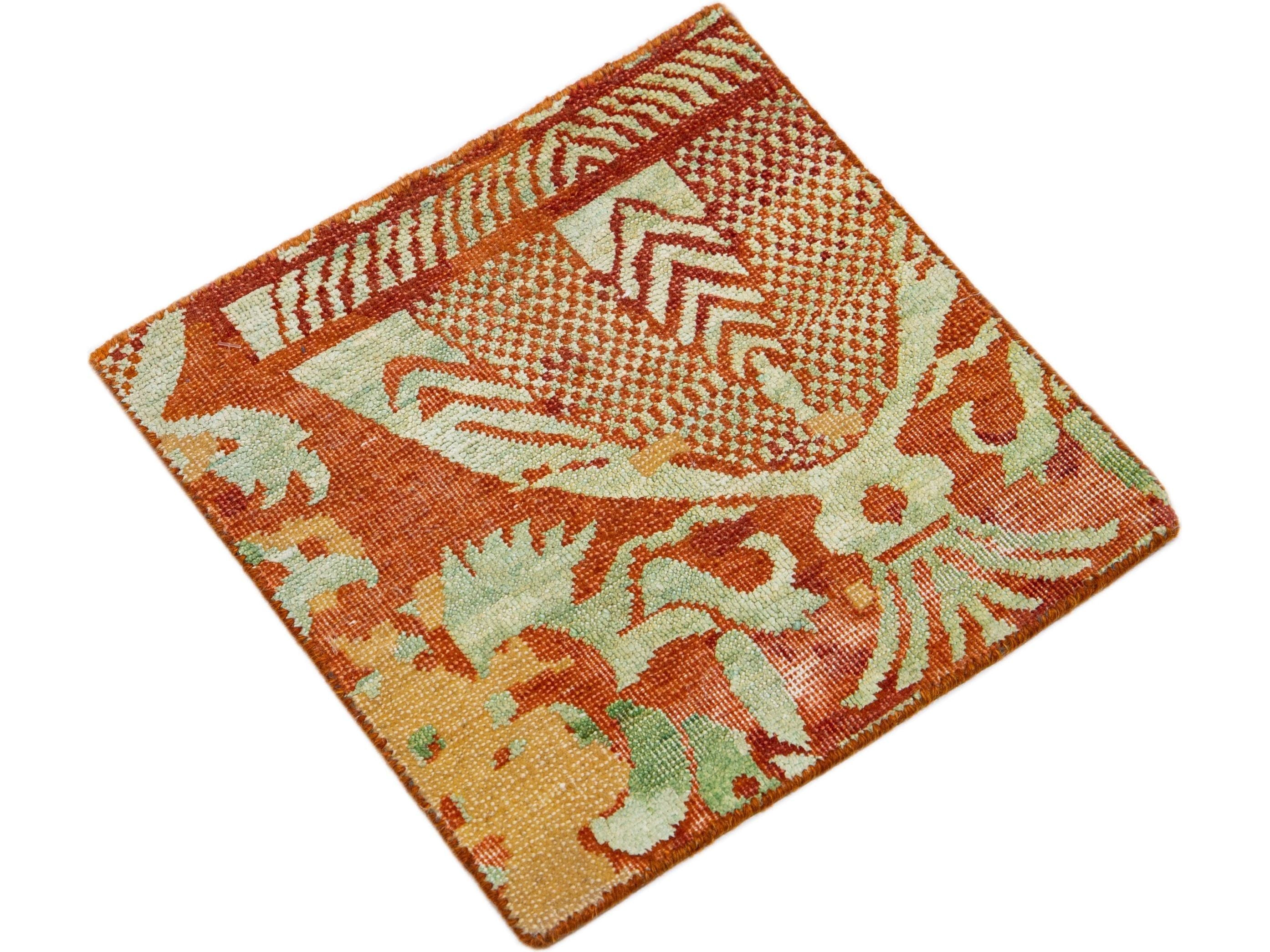 Modern Floral Style Custom Rug